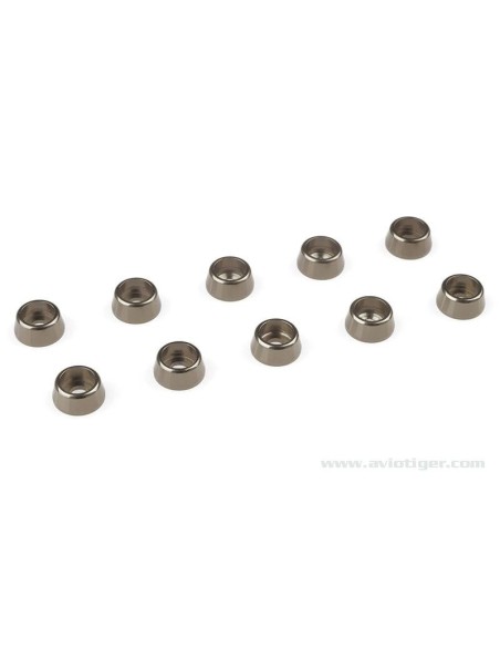WASHER M2.5 SCREW CONI ALU METAL