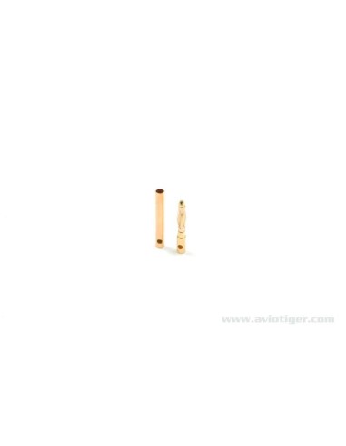 CONNECTEUR OR 2MM M+F S8