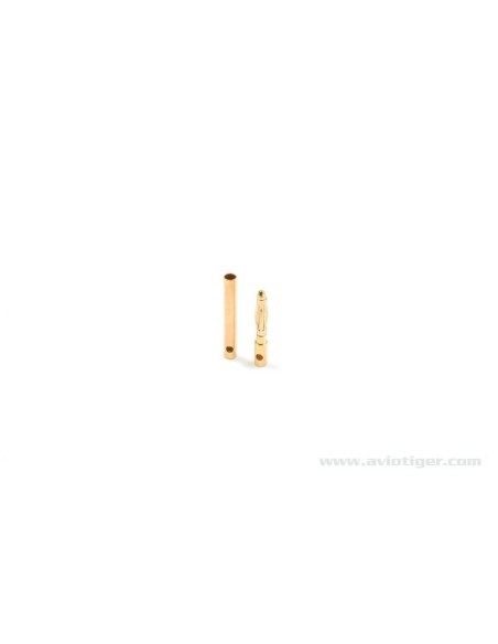 CONNECTEUR OR 2MM M+F S8