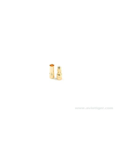 3.5MM GOLD CONNECTOR M+F S8