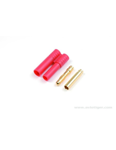 CONNECTEUR OR PLASTIQ 4MM S4