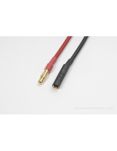 4MM M+F SILICONE GOLD CONNECTOR