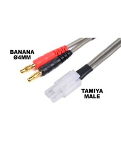 CORDON DE CHARGE TAMIYA 14AWG 40CM 2