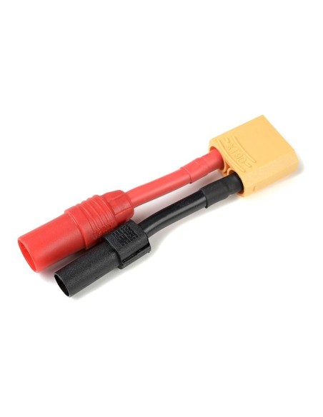 GForce GF-1301-147 Câble adaptateur de puissance XT-90 mâle As-150 + XT-150 femelle 10Awg Câble silicone 1 pc