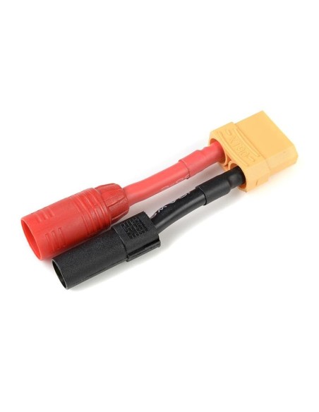 GForce GF-1301-148 Câble adaptateur de puissance XT-90 femelle en As-150 + XT-150 mâle 10Awg silicone câble 1 pc
