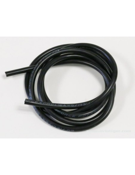 CABLE SILICONE 12AWG NOIR 1M
