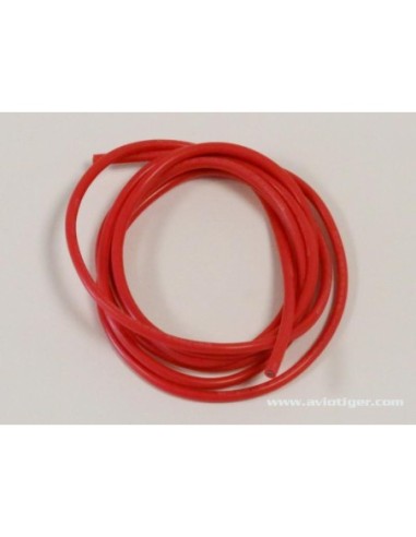 SILICONE CABLE 18AWG RED 1M