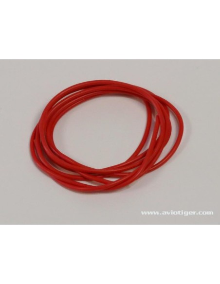 SILICONE CABLE 20AWG RED 1M