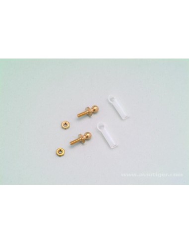 Chapes grande et rotules pour embout fileté de 2mm