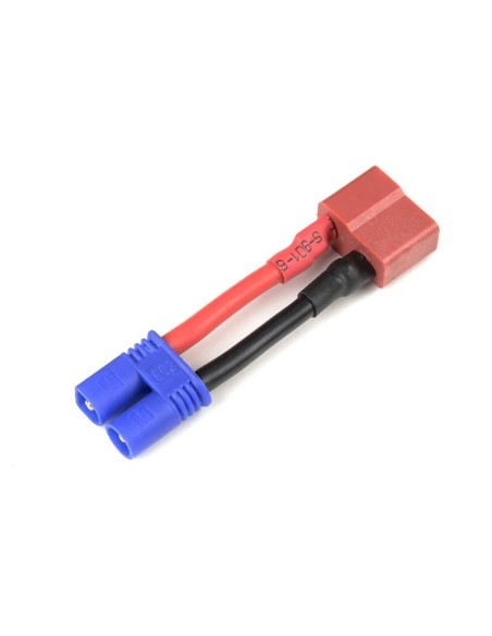 GForce GF-1301-090 Câble adaptateur de puissance deans mâle en Ec2 male 14Awg Câble silicone 1 pc
