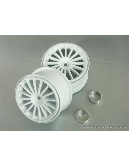 1/5 16-SPOKE GREY WHEELS