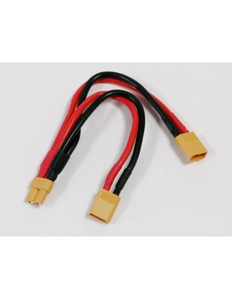 CORD Y PARAL 14AWG XT30 12CM