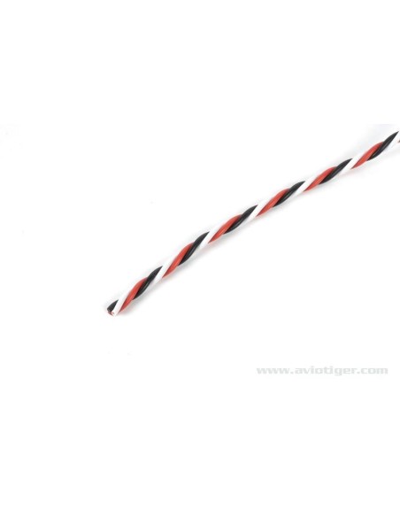 CABLE SERVO TRESSE 22AWG 2M