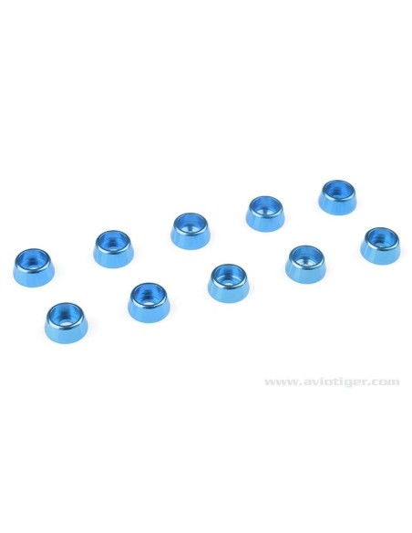 RONDELLE M2.5 VIS CONIQ ALU BLEU