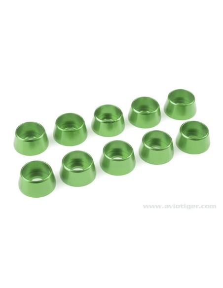 RONDELLE M5 VIS CONIQ ALU VERT