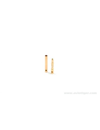 CONNECTEUR OR 2MM M+F S8