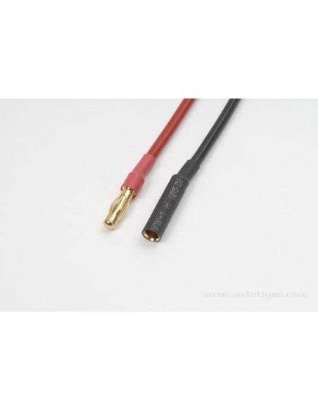 CONNECTEUR OR 4MM M+F SILICONE