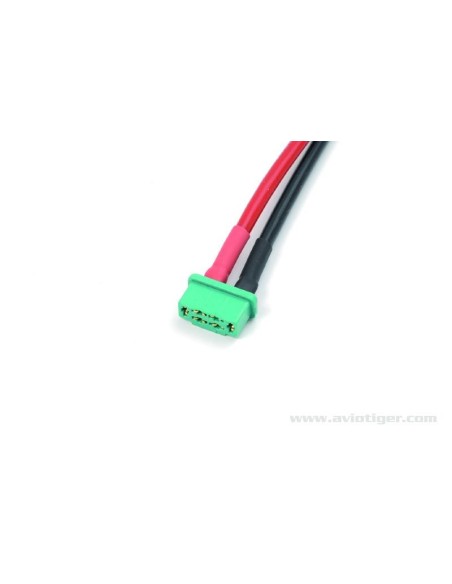 MPX MALE CONNECTOR 14AWG 10CM
