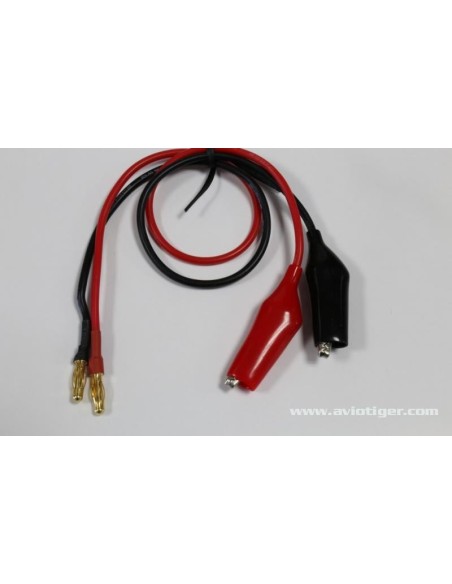 CORDON CHARGE 14AWG CLIP BAT.