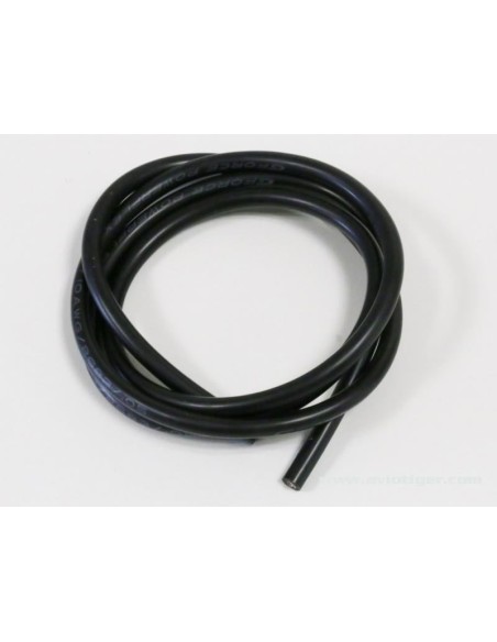 SILICONE CABLE 10AWG BLACK 1M