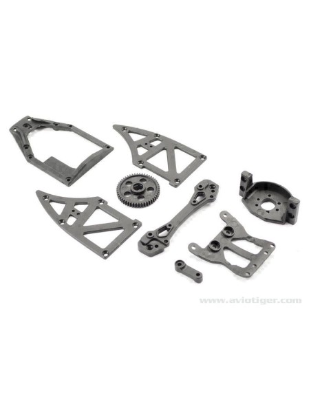 SET PLATINE SUPPORT COURONNE