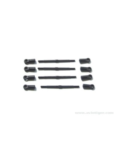 ADJUSTABLE UPPER FRONT AND REAR CONNECTING ROD