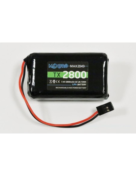 Battery / Accu LIPO TX 7.4V 2800MAH RADIO FUTABA
