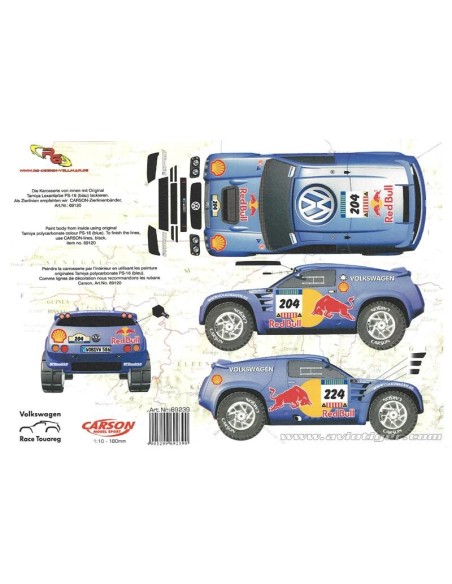 TOUAREG DECORATION 1/10 180MM