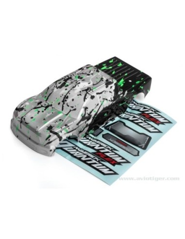 CARROSSERIE ARGENT/VERT QUANTUM MT