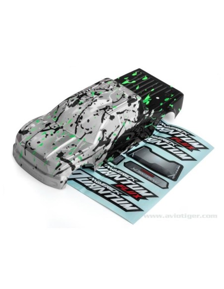 CARROSSERIE ARGENT/VERT QUANTUM MT