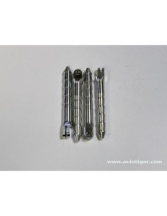 AXE CHARNIERE ALU D6X98MM