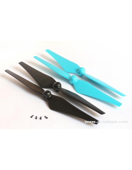 SET HELICE BLEU NOIRE