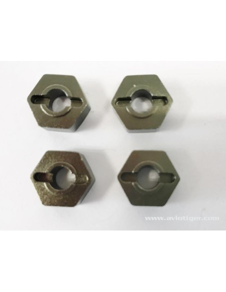 HEXAGONE DE ROUE ALUMINIUM S4