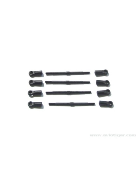 ADJUSTABLE UPPER FRONT AND REAR CONNECTING ROD