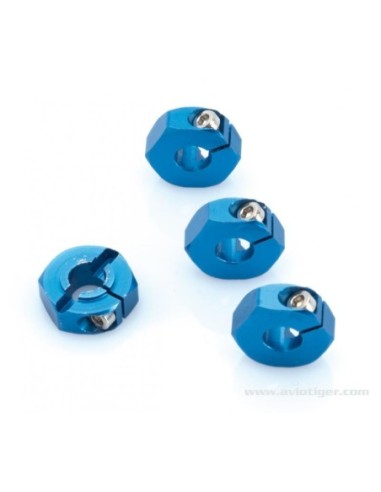 HEXAGONES DE ROUE ALU S10 S4