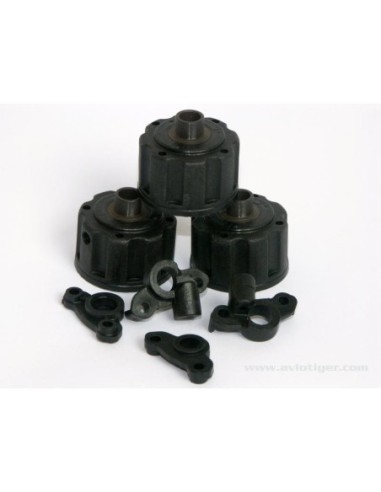 BOITIER DIFF. + SUPPORT FREIN