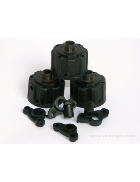 BOITIER DIFF. + SUPPORT FREIN