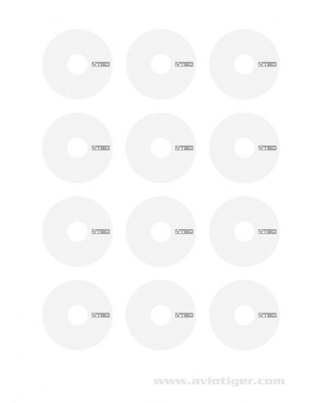 STICKER JANTES DISH BLANC