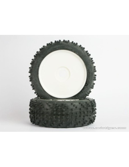 PAIRE PNEUS SPIKE 1/8 COLLES