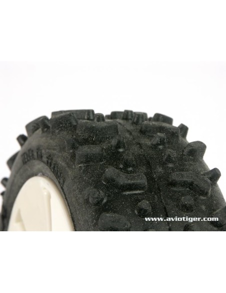 PAIRE PNEUS MUST 1/8 COLLES