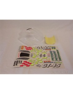 CARROSSERIE GT15 TRANSPARENTE + DECO 2