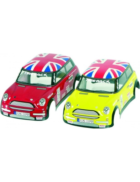 CARROSSERIE MINI JAUNE 1/18 P.