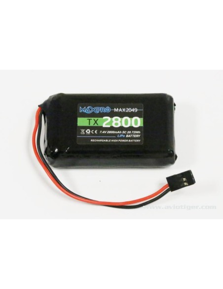 Battery / Accu LIPO TX 7.4V 2800MAH RADIO FUTABA
