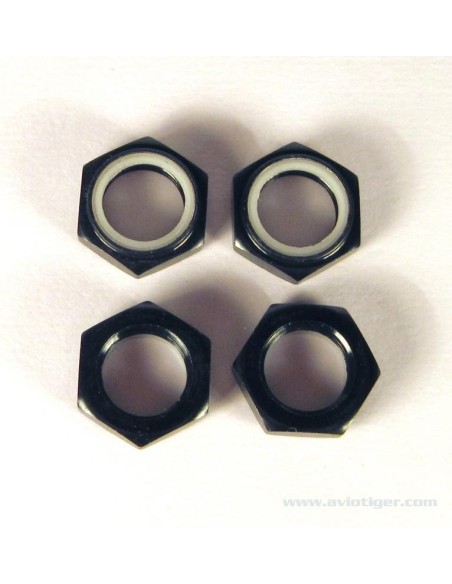 ECROU DE ROUE NYLON NOIR