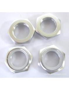 ECROU DE ROUE NYLON ARGENT 2