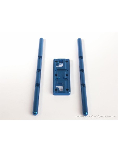 SUPPORT AMORTISSEUR ALU BLEU