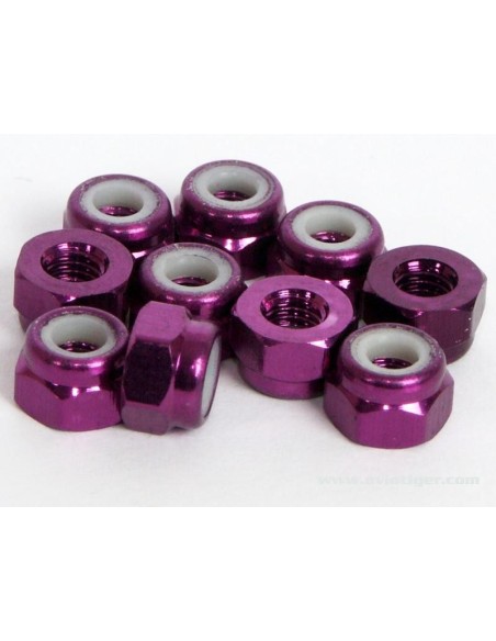 ECROU NYLSTOP VIOLET DIA 3 S10