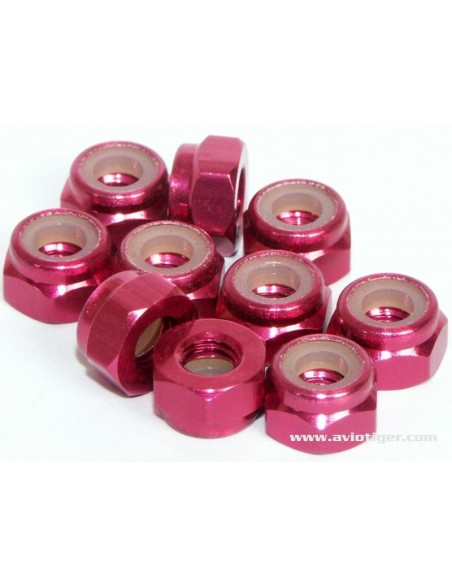 ECROU NYLSTOP ROUGE DIA 4 (S10)