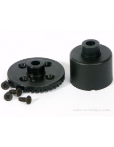 BOITIER+COURONNE DIFF BUGGY 1/18 2