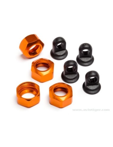 BOUCHONS AMORTISSEUR ORANGE S4
